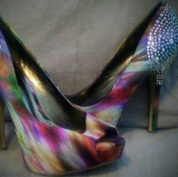 Jeweled Peeptoe Pump by ALDO - Picture 3 of 5